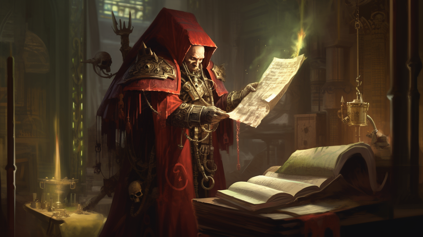 A priest of the Adeptus Mechanicus